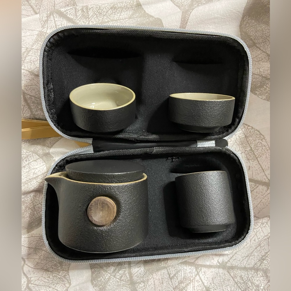 #3- Portable Travel Ceramic Tea set